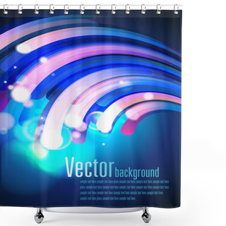 Personality  Vector Background Shower Curtains