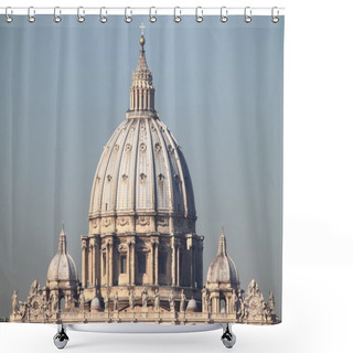 Personality  Saint Peter Cathedral Dome Shower Curtains