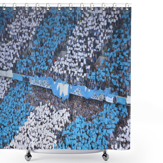 Personality  Fans Of 1860 München In The Football Stadium Shower Curtains