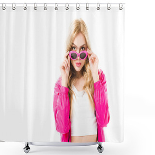 Personality  Pink Shower Curtains