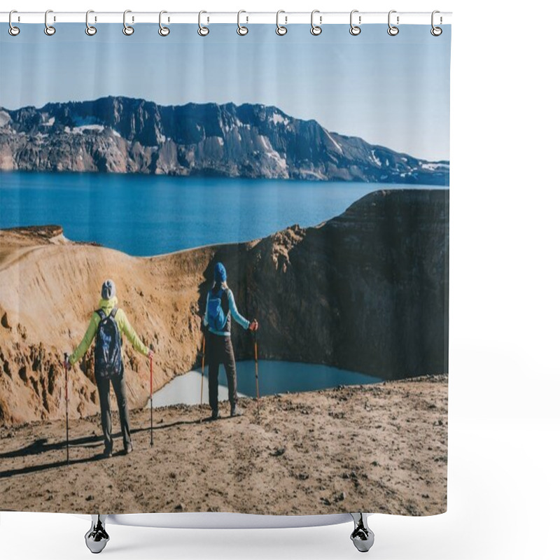 Personality  Hikers shower curtains