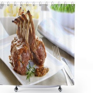 Personality  Rack Of Lamb Shower Curtains