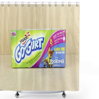 Personality  Eight Pack Of Yoplait GoGurt Shower Curtains