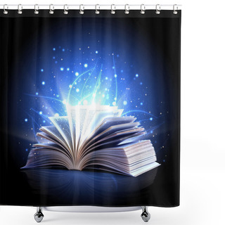 Personality  Magic Book Shower Curtains