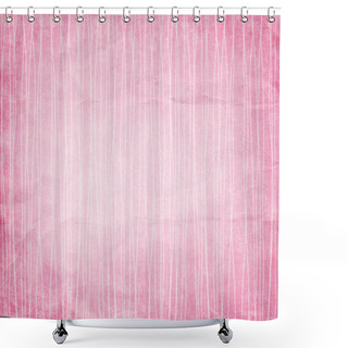 Personality  Stripe Pink Pattern Shower Curtains