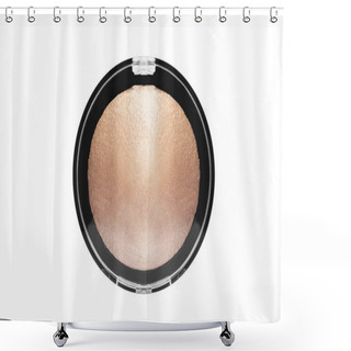 Personality  Bronzer Box Isolated Shower Curtains