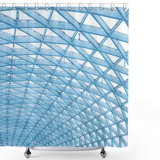 Personality  Contemporary Roof, Steel Structure Shower Curtains