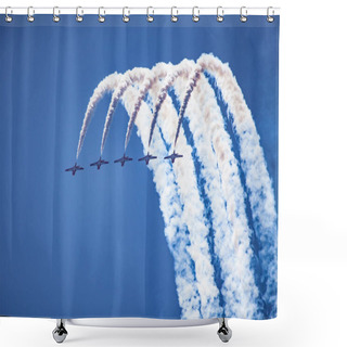 Personality  Canadian Snowbirds At Great Pacific Airshow Shower Curtains