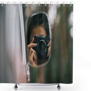Personality  Photographing Shower Curtains