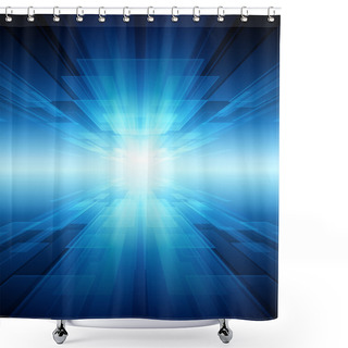 Personality  Virtual Tecnology Space Vector Background Shower Curtains