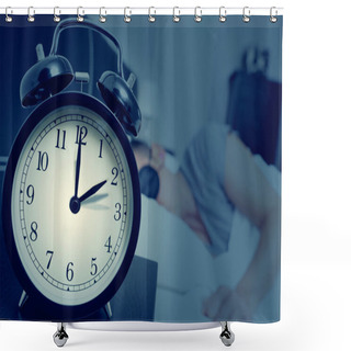 Personality  Adjusting Backward The Clock At The End Of The Summer Time Shower Curtains