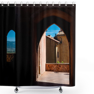 Personality  Passages Arcs And Windows In Roussillon In France Shower Curtains