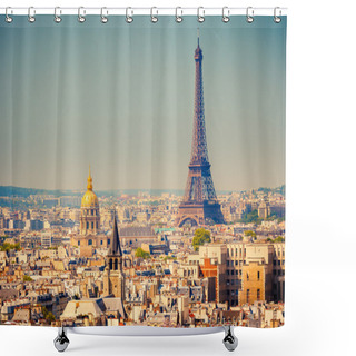 Personality  Eiffel Tower Shower Curtains