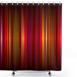 Personality  Wallpaper Stripe Shower Curtains