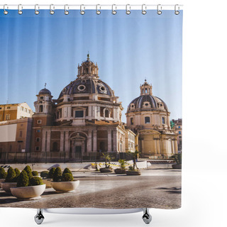 Personality  St Maria Of Loreto Shower Curtains