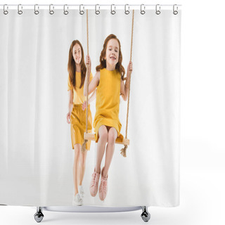 Personality  Mother And Daughter Shower Curtains