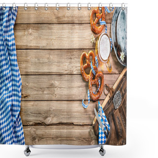 Personality  Background For Oktoberfest Shower Curtains