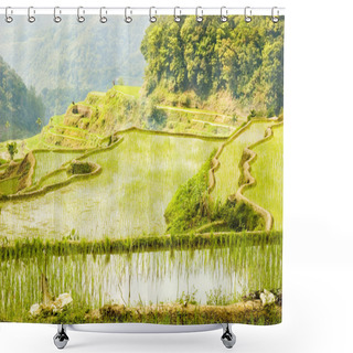 Personality  Banaue Shower Curtains