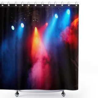 Personality  Stage Lights Shower Curtains