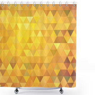 Personality  Background Made Of Triangles Shower Curtains