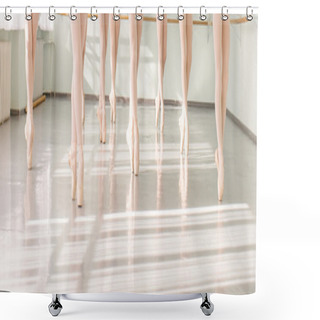 Personality  Legs Of Dancers Ballerinas In Class Classical Dance, Ballet Shower Curtains