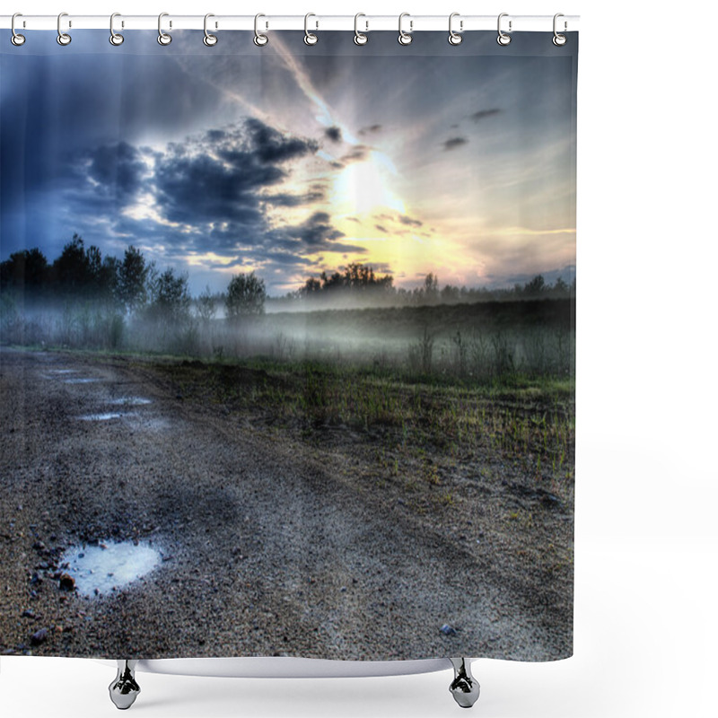 Personality  Continental Sunset Shower Curtains