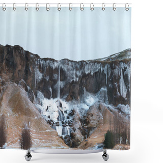 Personality  Frozen Waterfall Shower Curtains