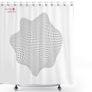 Personality  Abstract Vector Object Shower Curtains