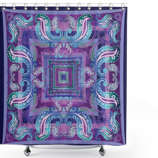 Personality  Bandanna Design Shower Curtains