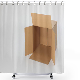 Personality  Empty Box Shower Curtains