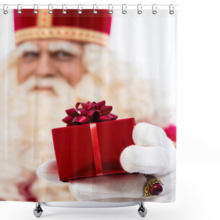 Personality  Sinterklaas Showing Gift Shower Curtains
