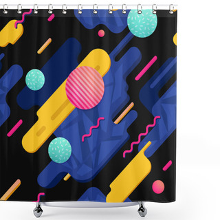 Personality  Geometric Colorful Shapes. Shower Curtains