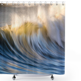 Personality  Ocean Along The Coast Of South Africa Shower Curtains