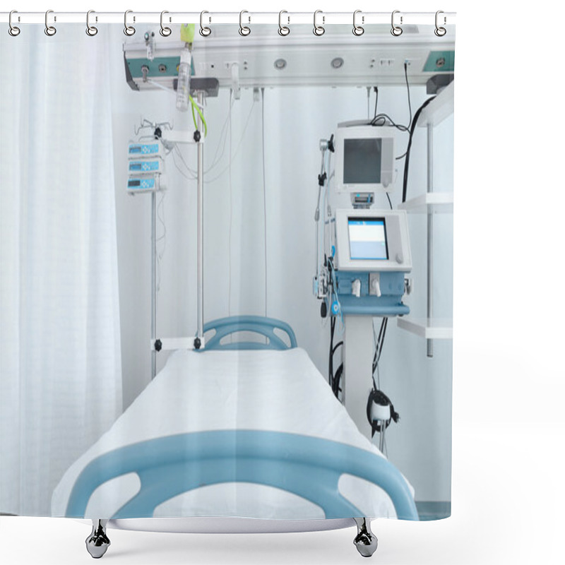 Personality  Bed In ICU Shower Curtains