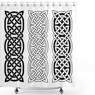 Personality  Celtic National Ornaments. Shower Curtains