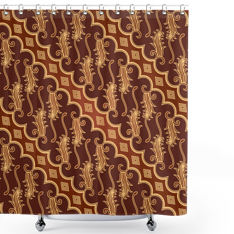 Personality  Seamless Batik Pattern shower curtains