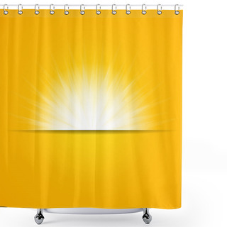Personality  Sun Rays Background Shower Curtains