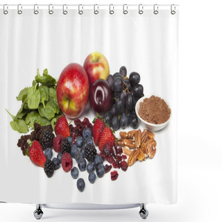 Personality  Antioxidants Shower Curtains