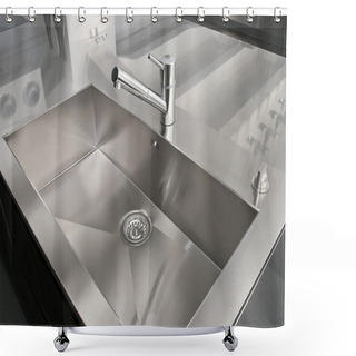 Personality  Kitchen Sink Shower Curtains