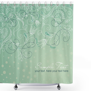 Personality  Winter Doodles Shower Curtains