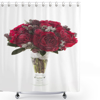 Personality  Bouquet Of Flowers Shower Curtains