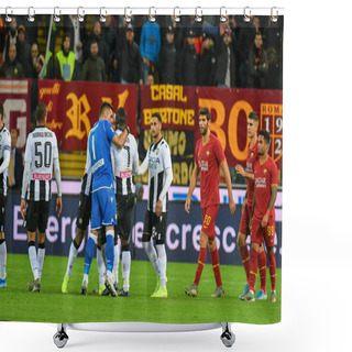 Personality  Italian Soccer Serie A Men Championship Udinese Calcio Vs AS Roma Shower Curtains