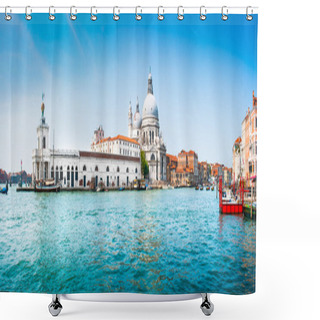 Personality  Canal Grande With Basilica Di Santa Maria Della Salute In Venice, Italy Shower Curtains