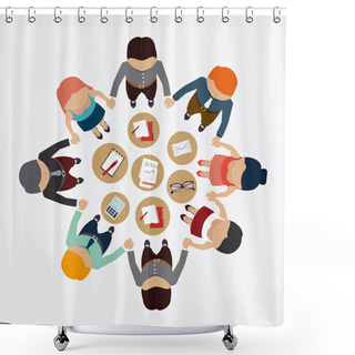 Personality  Human Resources Design. Shower Curtains