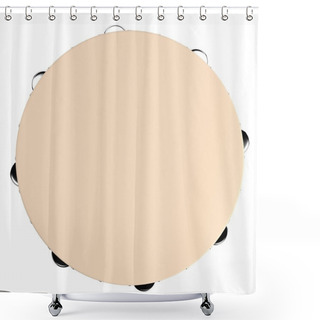 Personality  Realistic 3d Render Of Tambourine Shower Curtains