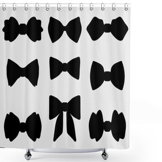 Personality  Bow Ties Shower Curtains