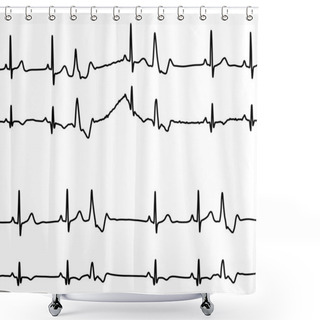 Personality  Heart Diseases Graphs Shower Curtains