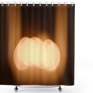 Personality  Glowing Abstract Christmas Bokeh Background With Copy Space Shower Curtains