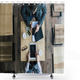 Personality  Coworking Shower Curtains