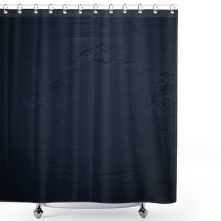Personality  Dark Blue Wall With Dark Vignette Borders  Shower Curtains